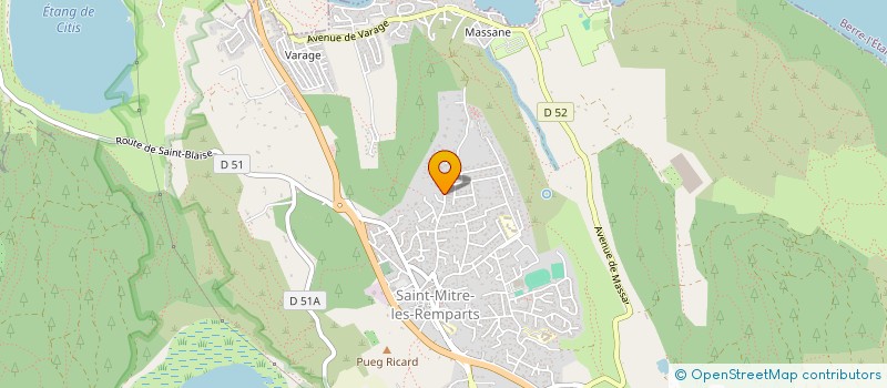 localisation de l'entreprise STELIA  SAINT-MITRE-LES-REMPARTS