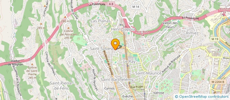 localisation de l'entreprise STELIA à NICE