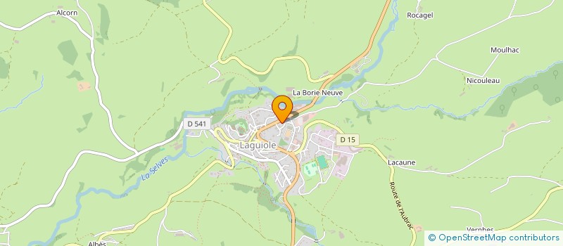 localisation de l'entreprise STELIE  LAGUIOLE