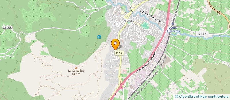 localisation de l'entreprise STELIE  CUERS