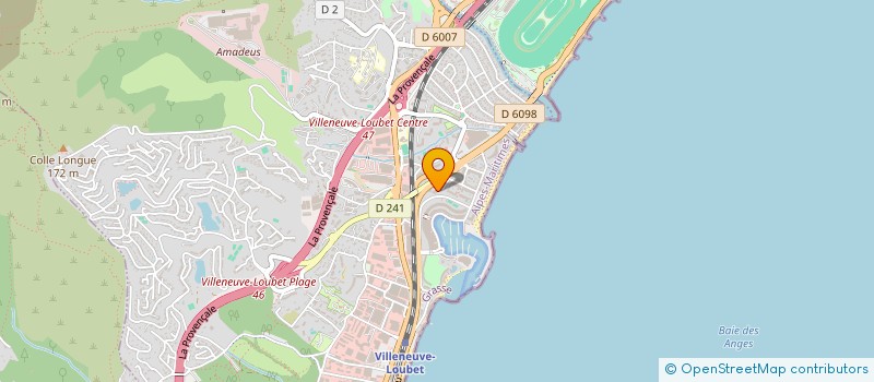 localisation de l'entreprise STELIE à VILLENEUVE-LOUBET