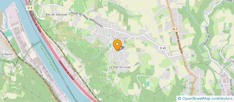 localisation de l'entreprise STELION INDUSTRY  SEYSSUEL