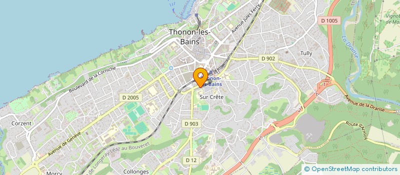localisation de l'entreprise STELIOS TM SOLUTIONS à THONON-LES-BAINS
