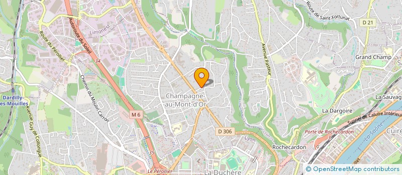 localisation de l'entreprise STELIX à CHAMPAGNE-AU-MONT-D'OR