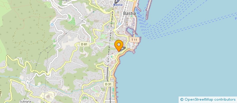 localisation de l'entreprise STELL'ART à BASTIA