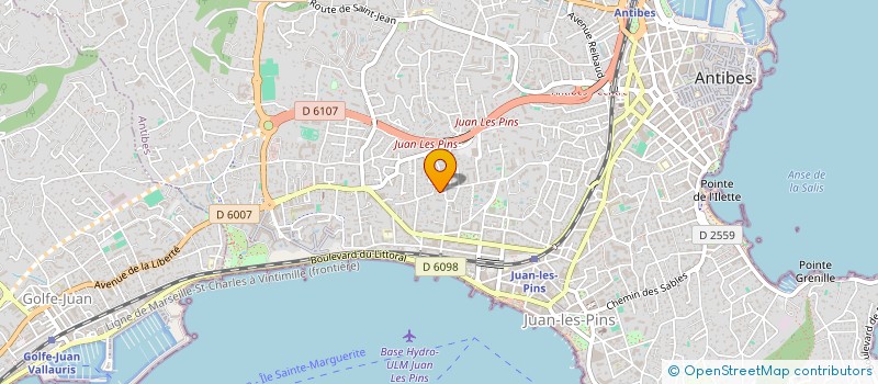 localisation de l'entreprise STELLA 06 à ANTIBES