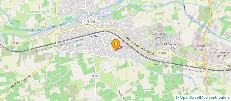 localisation de l'entreprise STELLA  LE THOR