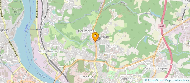 localisation de l'entreprise STELLA à BAYONNE