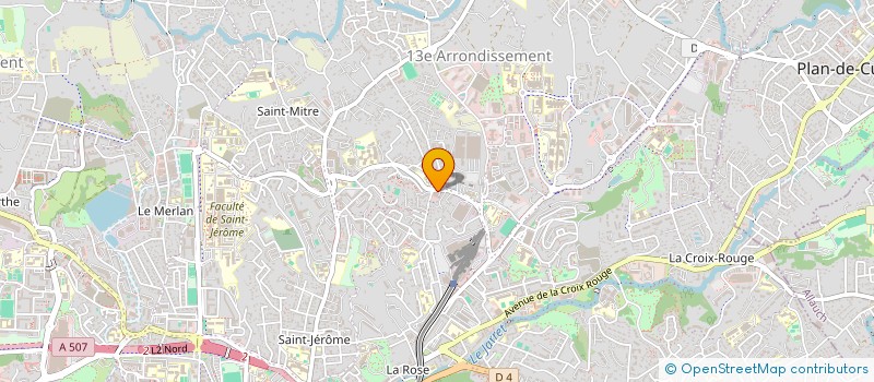 localisation de l'entreprise STELLA à MARSEILLE