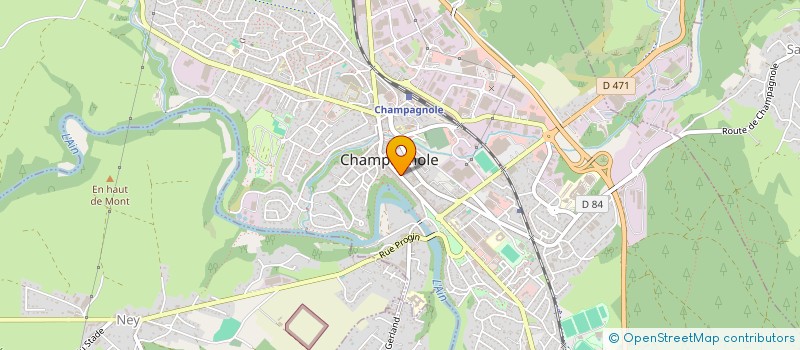 localisation de l'entreprise STELLA  CHAMPAGNOLE