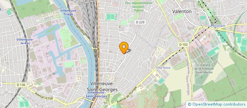 localisation de l'entreprise STELLA  VILLENEUVE-SAINT-GEORGES