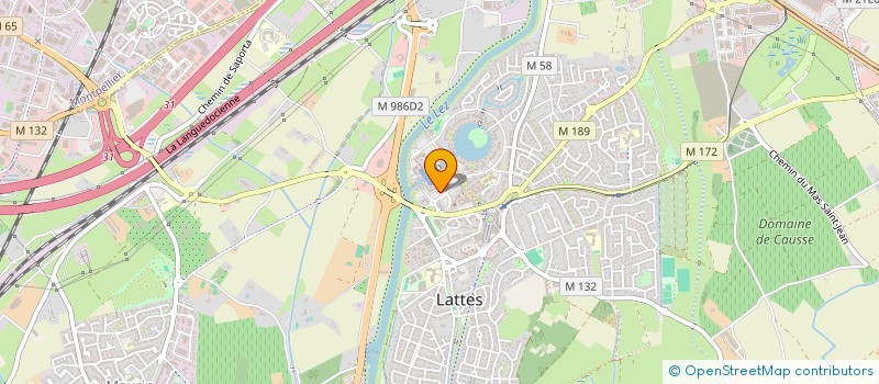 localisation de l'entreprise STELLA à LATTES