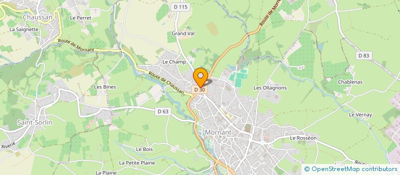 localisation de l'entreprise STELLA  MORNANT