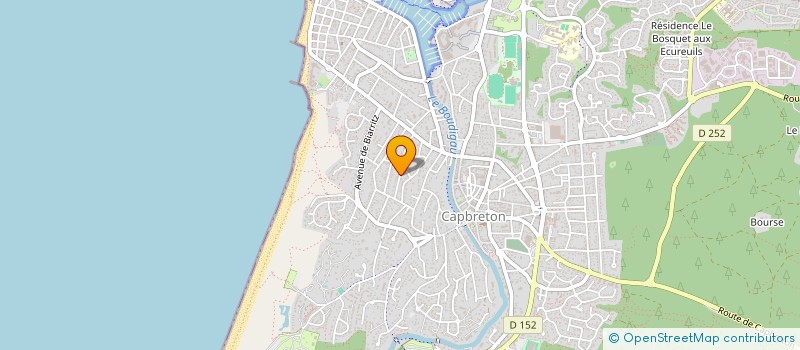 localisation de l'entreprise STELLA à CAPBRETON