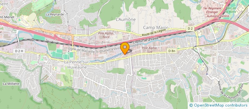 localisation de l'entreprise STELLA  LA PENNE-SUR-HUVEAUNE