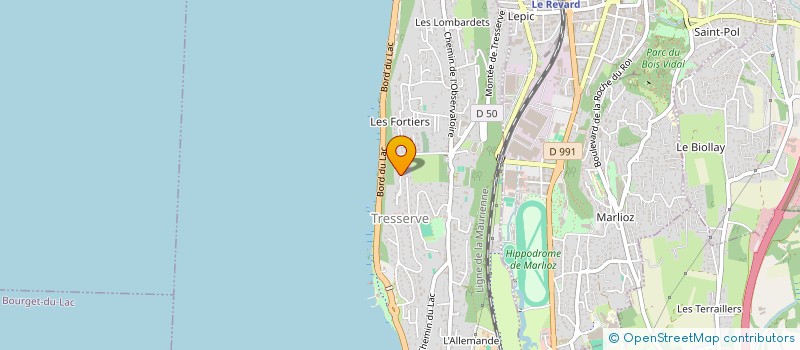 localisation de l'entreprise STELLA à TRESSERVE