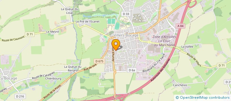 localisation de l'entreprise STELLA  VILLERS-BOCAGE