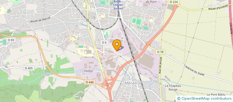 localisation de l'entreprise STELLA  RIOM