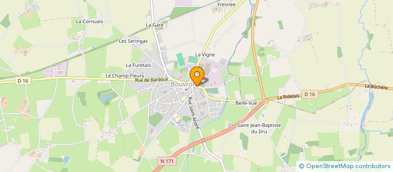 localisation de l'entreprise STELLA - ATELIER DE CREATIONS  BOUVRON