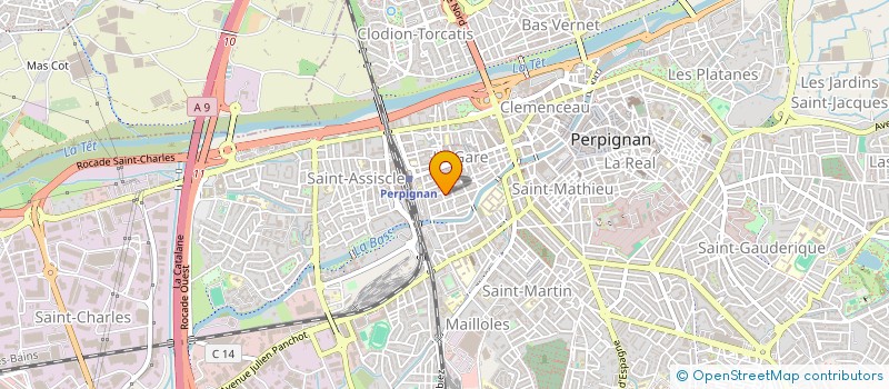 localisation de l'entreprise STELLA BAT 66  PERPIGNAN