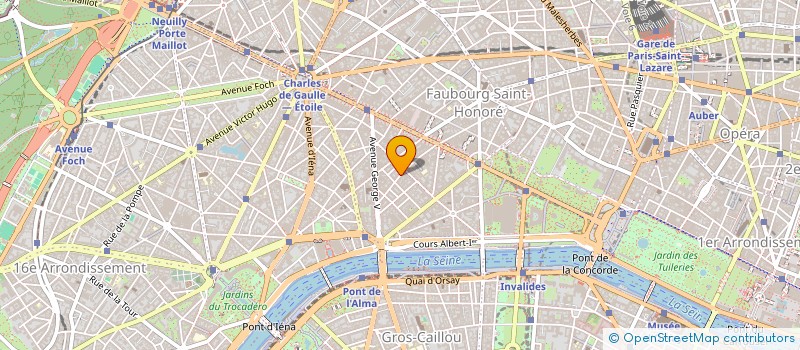 localisation de l'entreprise STELLA BEAUCAIRE à PARIS