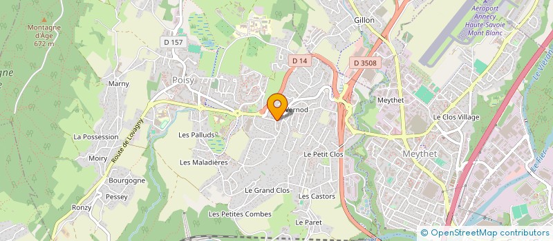 localisation de l'entreprise STELLA CORP  POISY