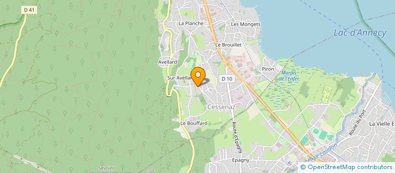 localisation de l'entreprise STELLA D'ESTATE  SEVRIER