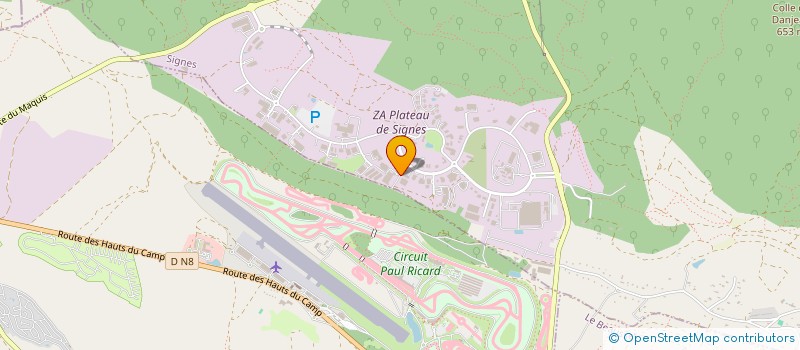 localisation de l'entreprise STELLA DECOUPE  SIGNES