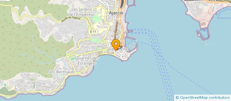 localisation de l'entreprise STELLA DI MAMMA à AJACCIO