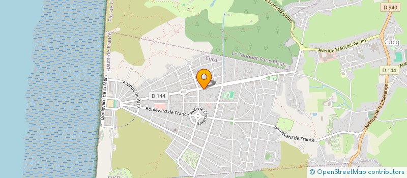 localisation de l'entreprise STELLA IMMOBILIER à CUCQ