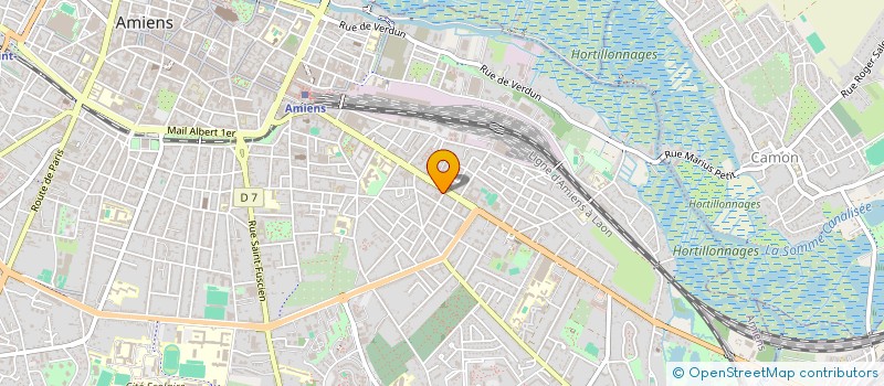 localisation de l'entreprise STELLA IMMOBILIERE 6 GAMBETTA 1 à AMIENS