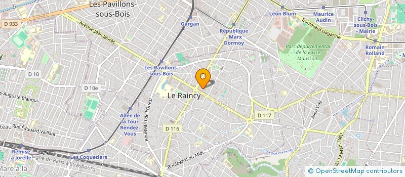 localisation de l'entreprise STELLA LE RAINCY THIERS  LE RAINCY