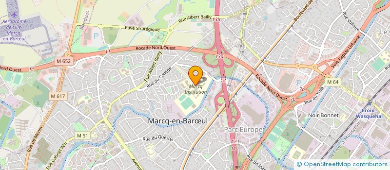 localisation de l'entreprise STELLA MARCQ à MARCQ-EN-BARŒUL