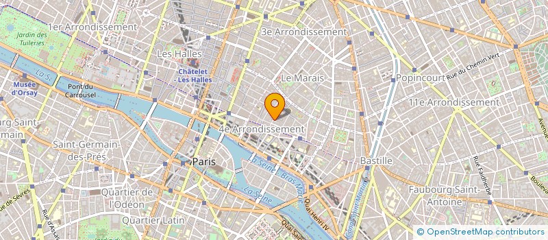 localisation de l'entreprise STELLA MARIE à PARIS