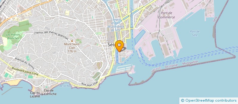 localisation de l'entreprise STELLA MARIS  SETE