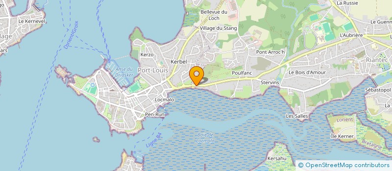 localisation de l'entreprise STELLA MARIS  RIANTEC