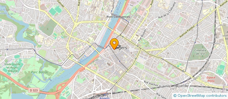 localisation de l'entreprise STELLA MARIS PRODUCTIONS à ANGERS