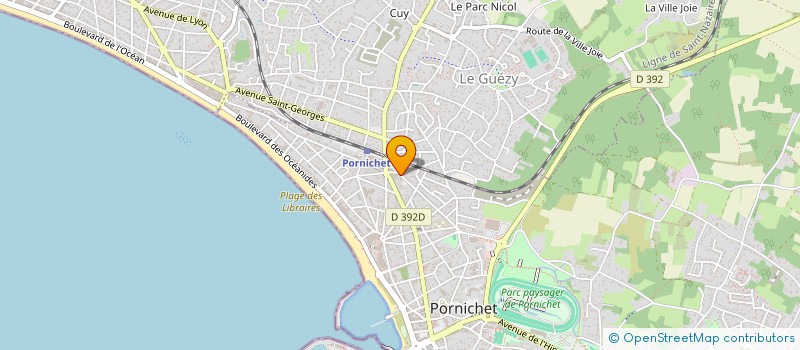 localisation de l'entreprise STELLA MATUTINA à PORNICHET