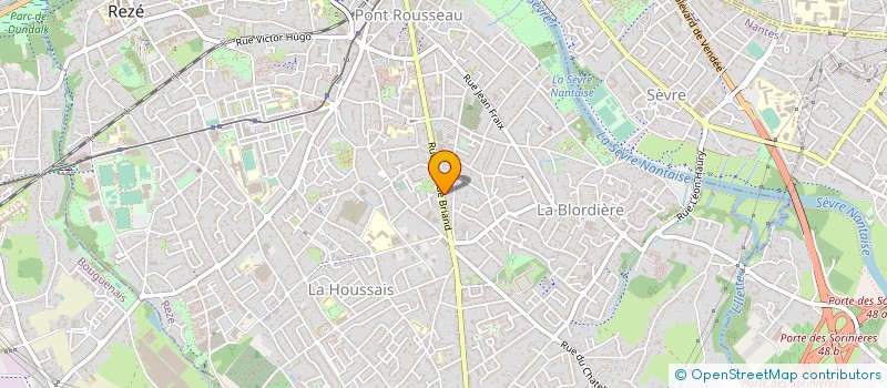 localisation de l'entreprise STELLA MATUTINA  REZE