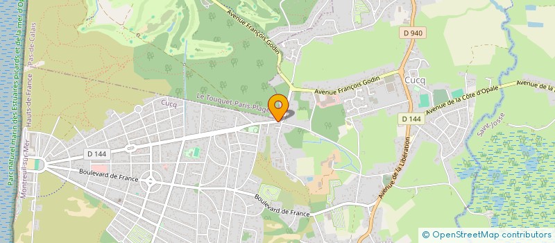 localisation de l'entreprise STELLA SANTE  CUCQ