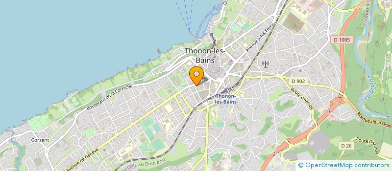 localisation de l'entreprise STELLA THONON BASKET à THONON-LES-BAINS