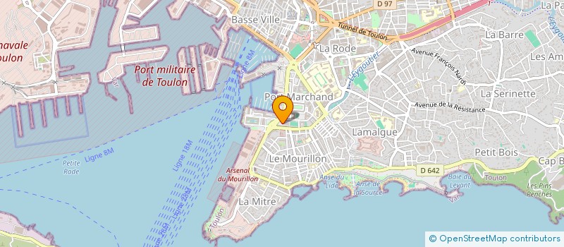 localisation de l'entreprise STELLA TOULON  TOULON