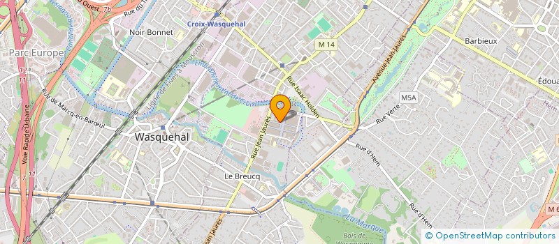 localisation de l'entreprise STELLA VILLENEUVE D'ASCQ  VILLENEUVE-D'ASCQ