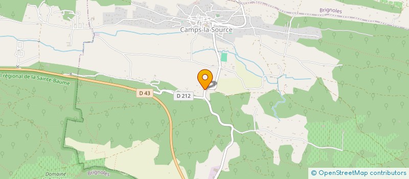 localisation de l'entreprise STELLAB  CAMPS-LA-SOURCE