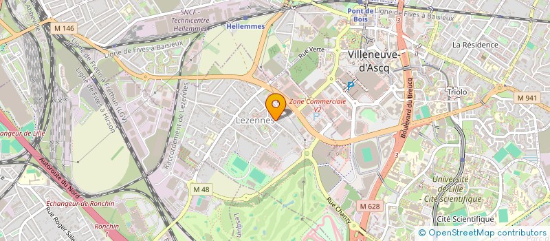 localisation de l'entreprise STELLACLEA à LILLE
