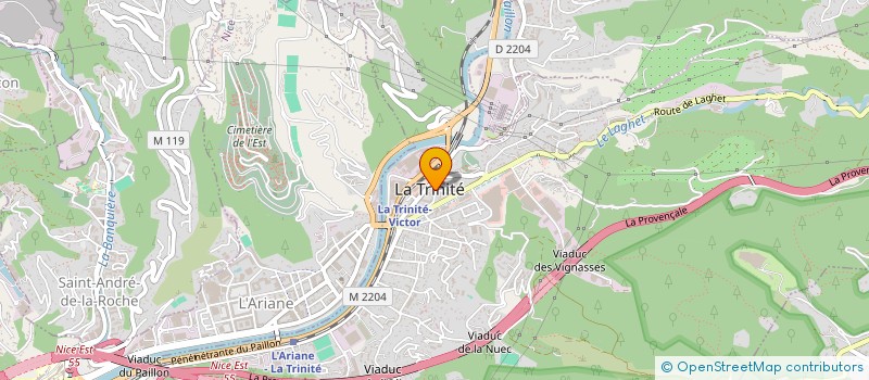 localisation de l'entreprise STELLAE à LA TRINITE