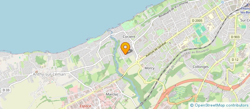 localisation de l'entreprise STELLAHM à THONON-LES-BAINS