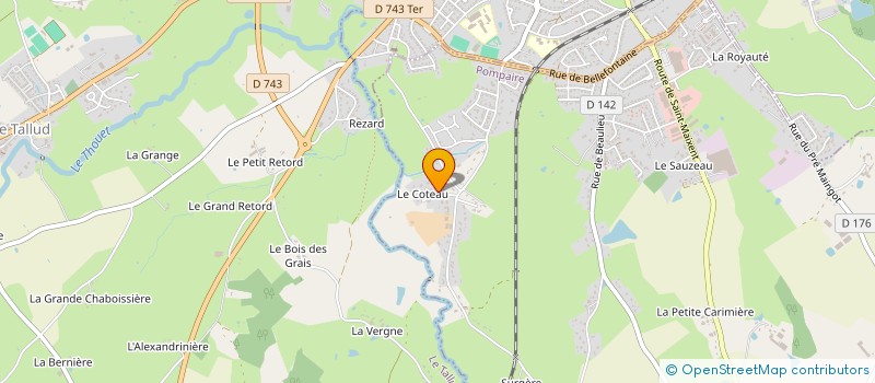 localisation de l'entreprise STELLAR  POMPAIRE