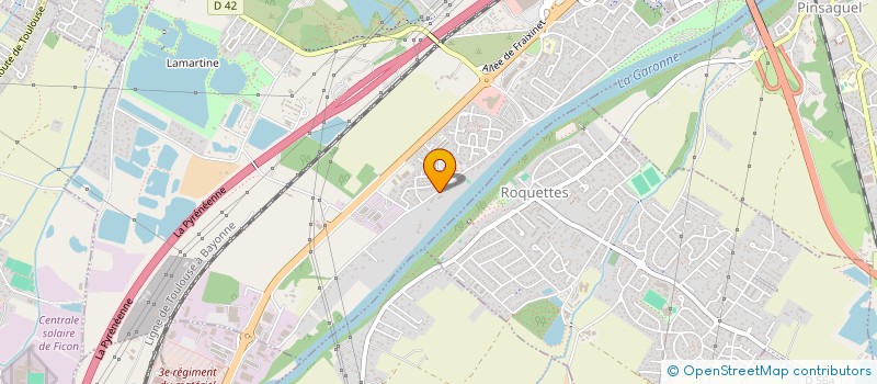 localisation de l'entreprise STELLARBOR  ROQUES