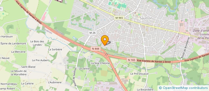 localisation de l'entreprise STELLARE à SAUTRON